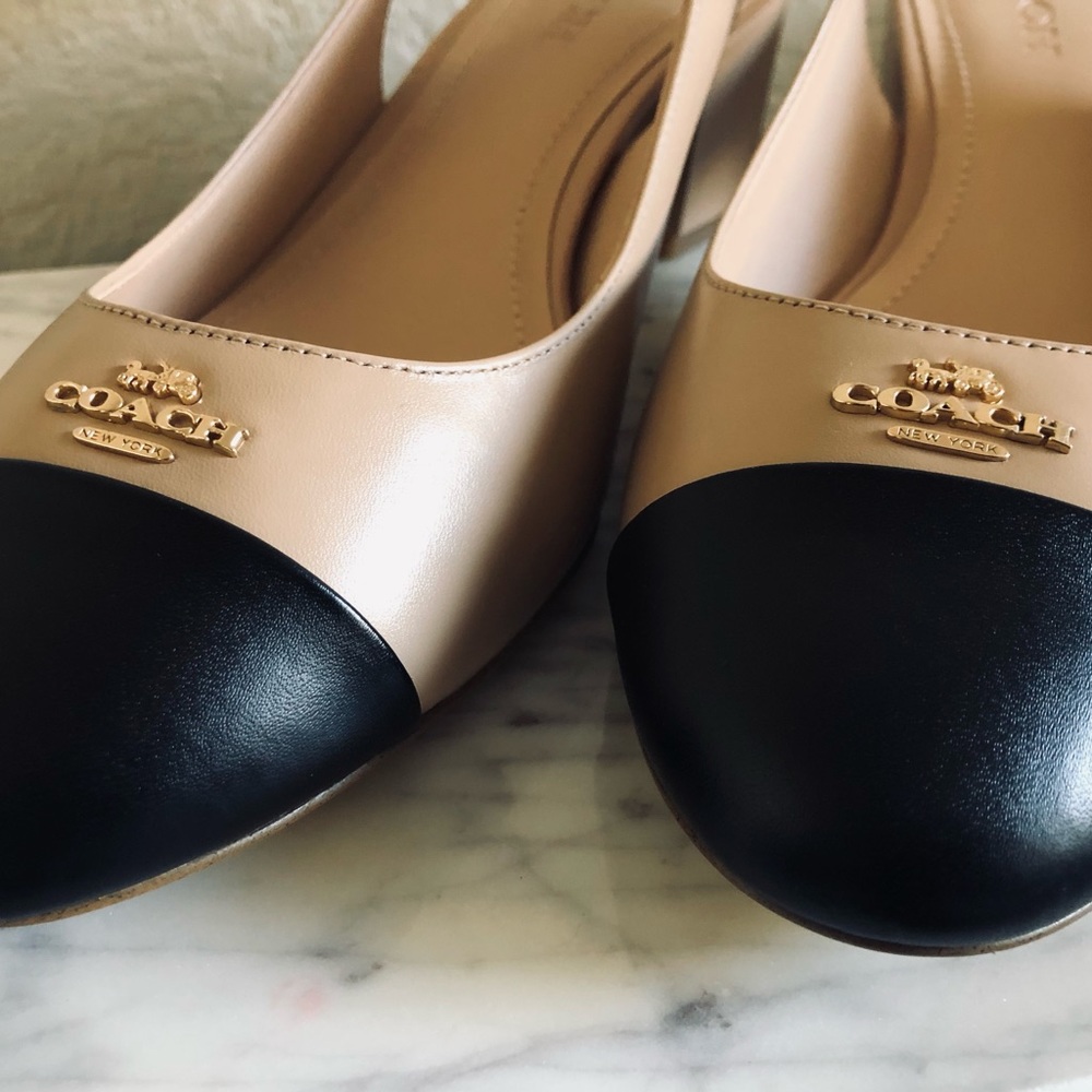 Coach Cap-Toe Slingbacks - Picture 5 of 10